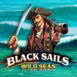 Black Sails Wild Seas logo – Slots by Infinity Dragon Studios at Rollxo Casino