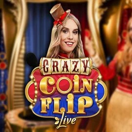 Crazy Coin Flip slot icon by Evolution, available at Rollxo Casino