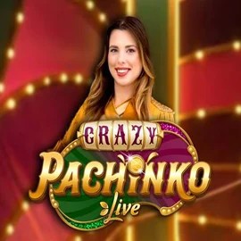 Crazy Pachinko logo – Live Casino by Evolution at Rollxo Casino