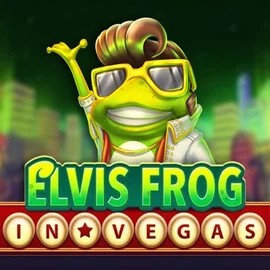 Official Slots logo: Elvis Frog In Vegas by BGAMING at Rollxo Casino