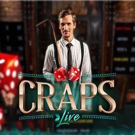 Live Casino logo of Live Craps from Evolution at Rollxo Casino