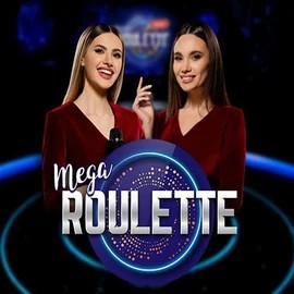 Mega Roulette logo by Pragmatic Play Rollxo Casino