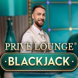 Privé Lounge Blackjack by Pragmatic Play, showcased at rollxocasinoo.com – game logo