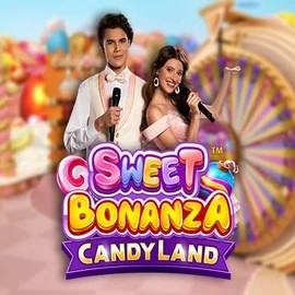 Official Live Casino logo: Sweet Bonanza Candy Land Live by Pragmatic Play at Rollxo Casino